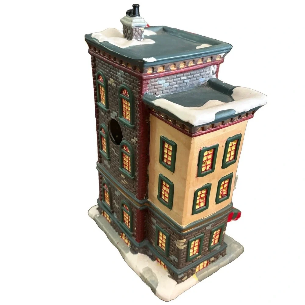 2005 Santa's Workbench Victorian Series Christmas Elevenses Tea House